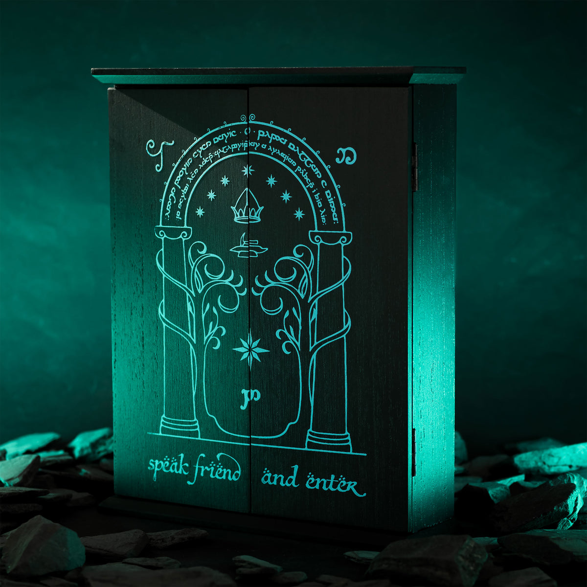 Productafbeelding In de Ban van de Ring - De Deuren van Durin Sleutelkast met Glow in the Dark Effect