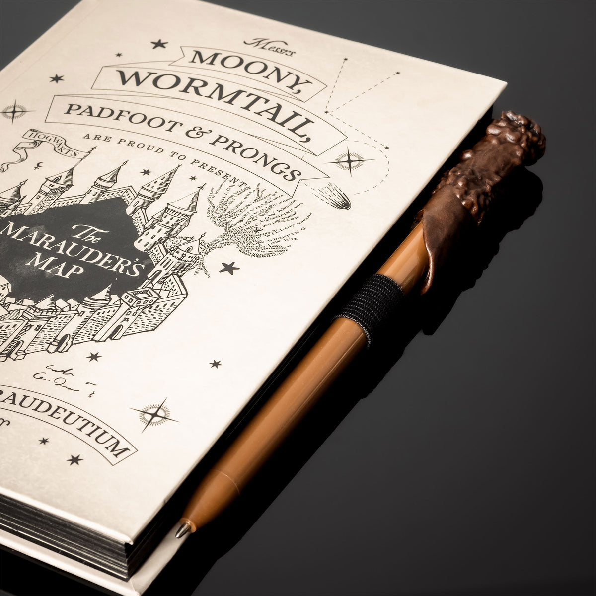 Productafbeelding Harry Potter - De Zwervende Kaart Notitieboek met UV Toverstaf Pen