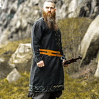 Productafbeelding Middeleeuwse Viking Tuniek Zwart
