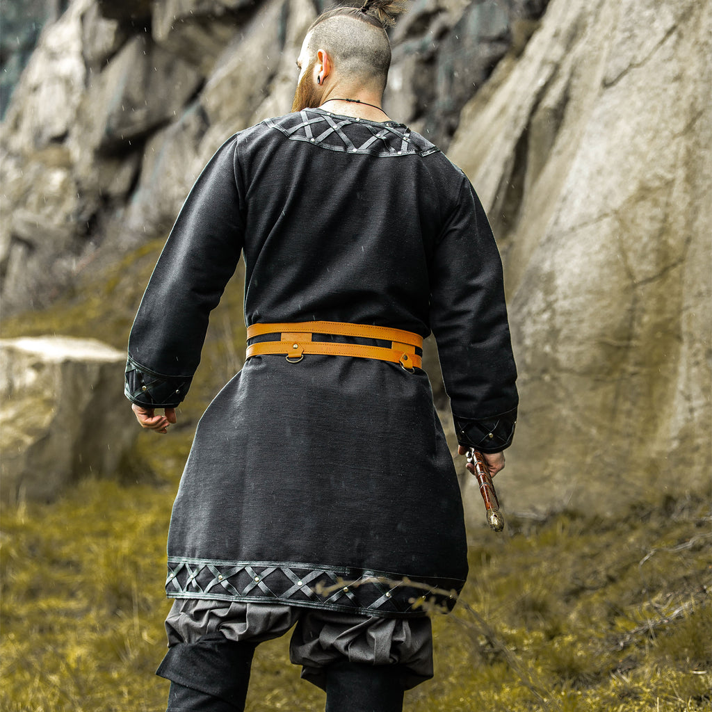 Productafbeelding Middeleeuwse Viking Tuniek Zwart