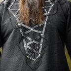 Productafbeelding Middeleeuwse Viking Tuniek Zwart