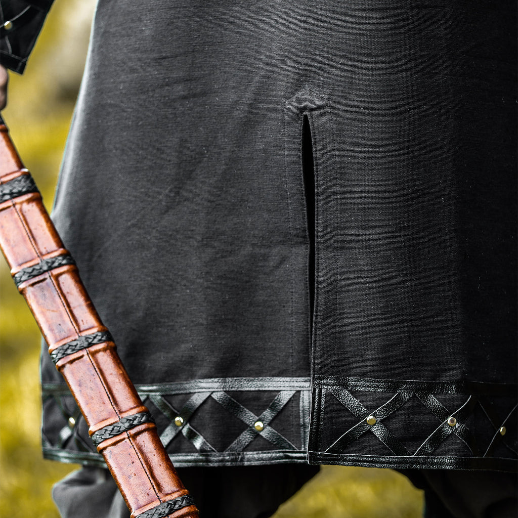 Productafbeelding Middeleeuwse Viking Tuniek Zwart