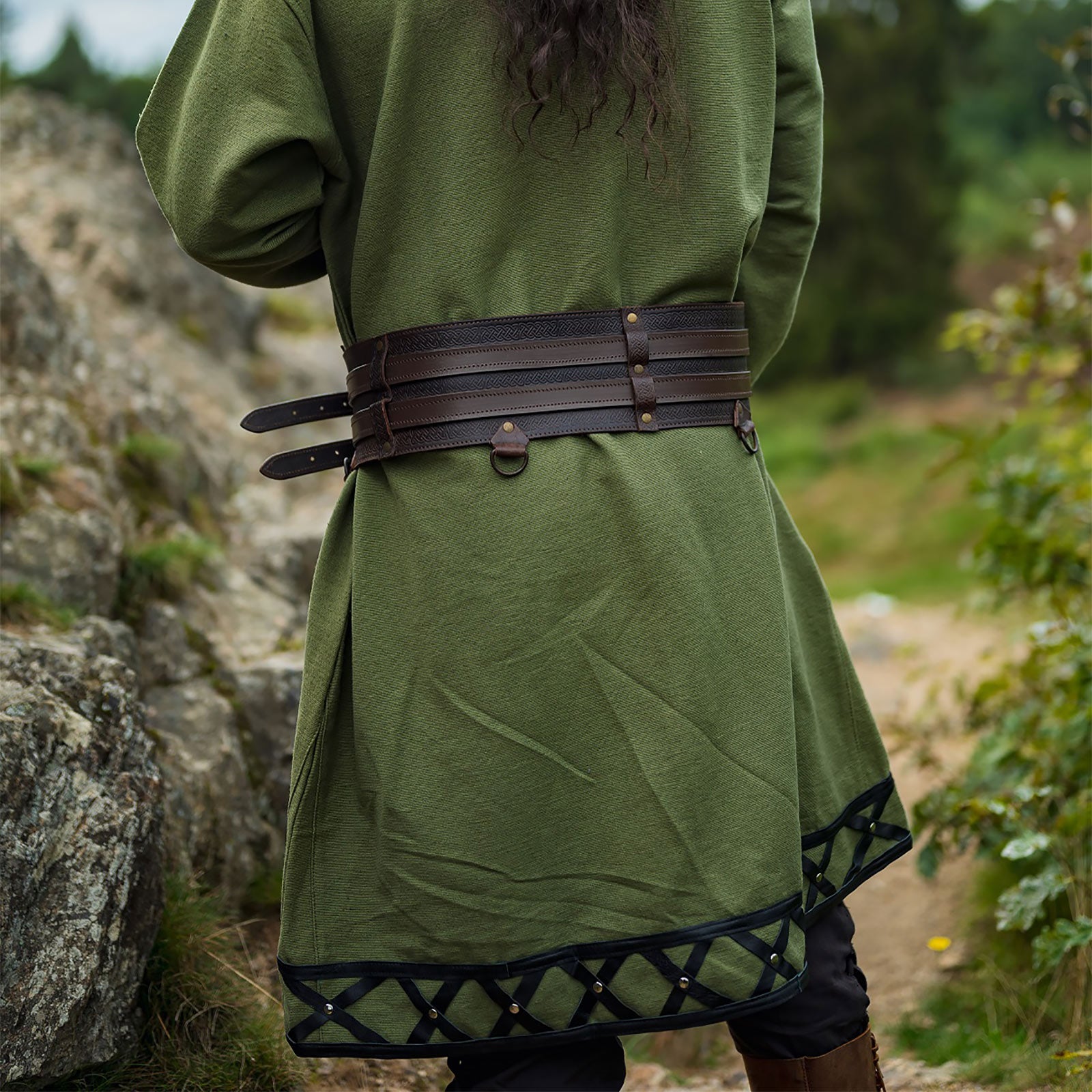 Productafbeelding Middeleeuwse Viking Tuniek Groen