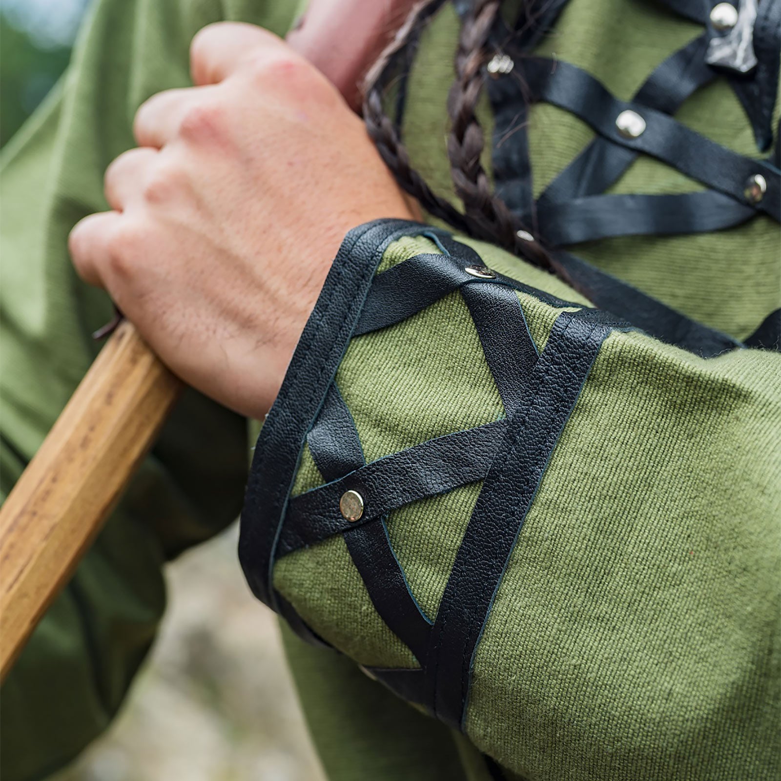 Productafbeelding Middeleeuwse Viking Tuniek Groen