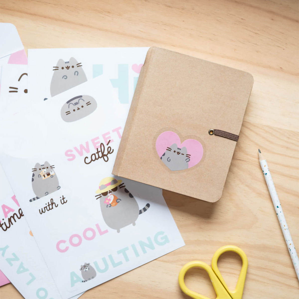 Productafbeelding Pusheen - Herbruikbare voedselstickers