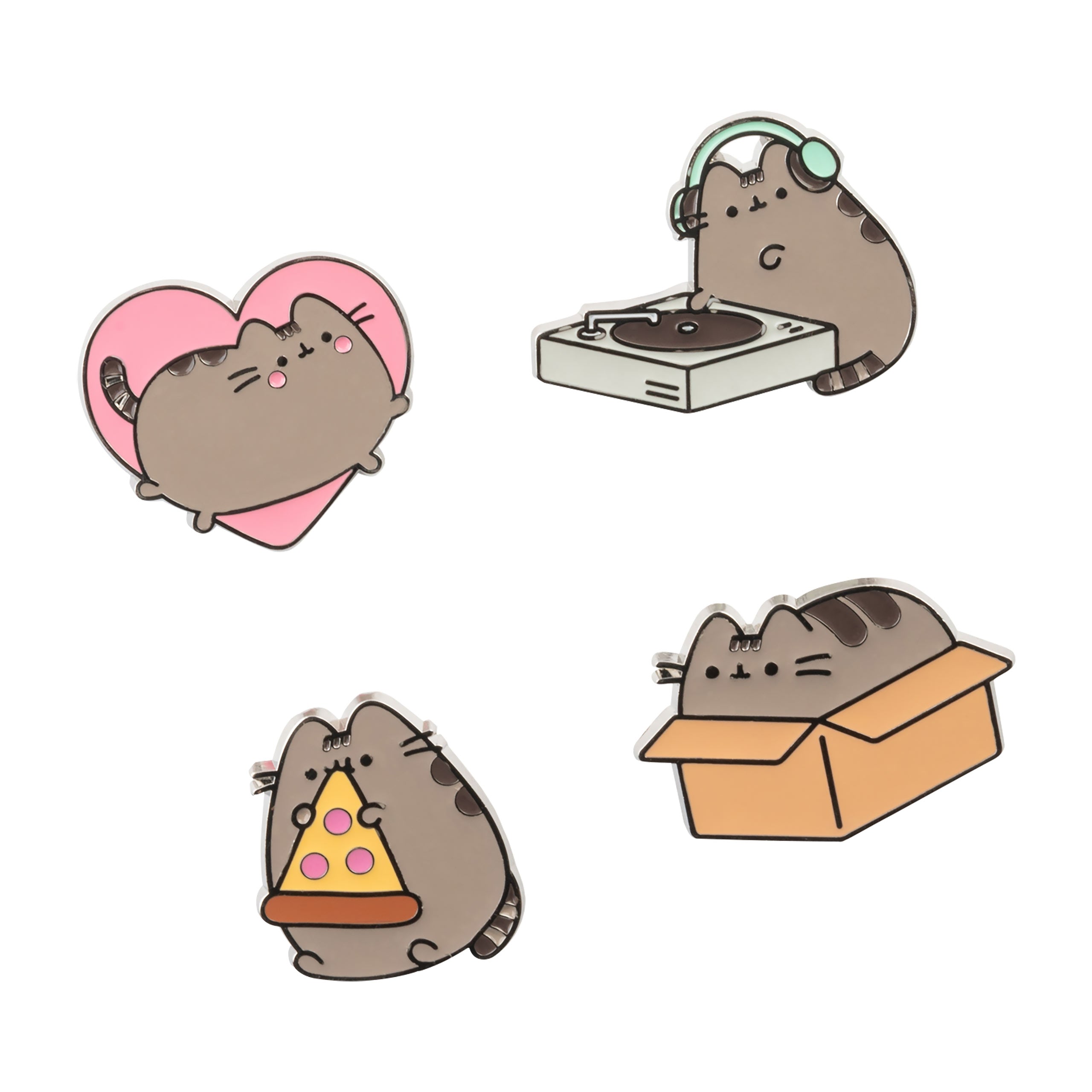 Productafbeelding Pusheen - 4-delige pinset