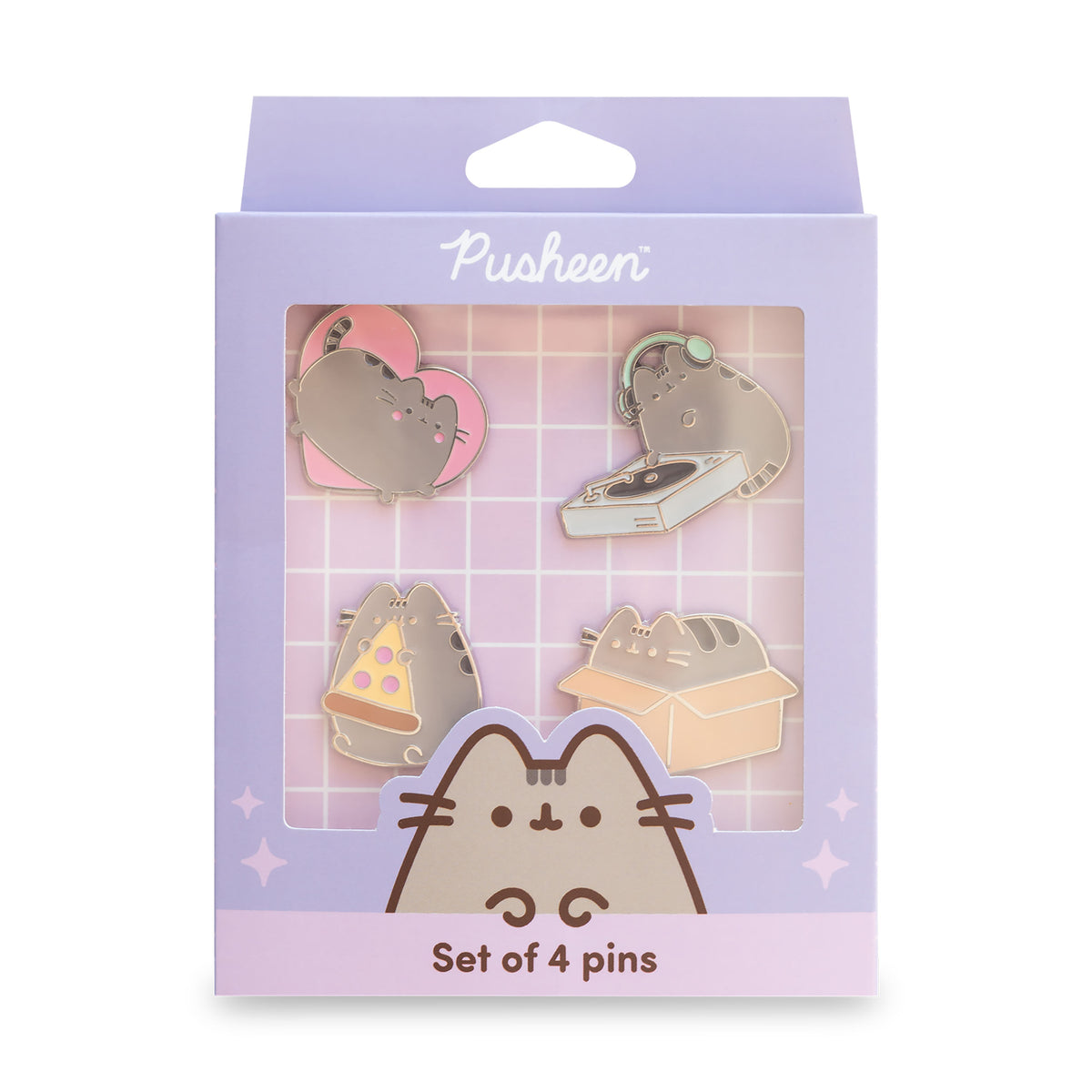 Productafbeelding Pusheen - 4-delige pinset