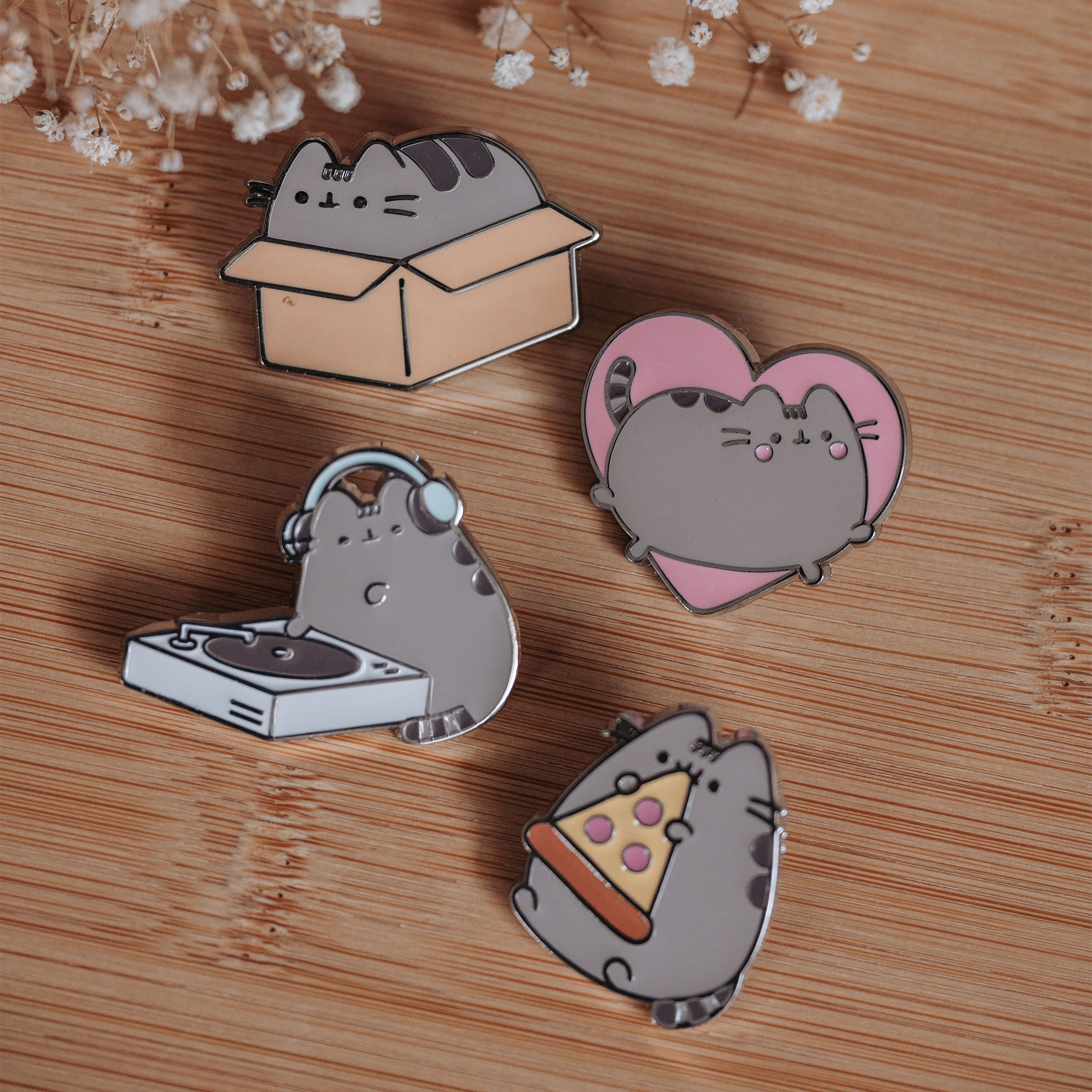 Productafbeelding Pusheen - 4-delige pinset