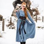 Product image Medieval Dress Linen Blue