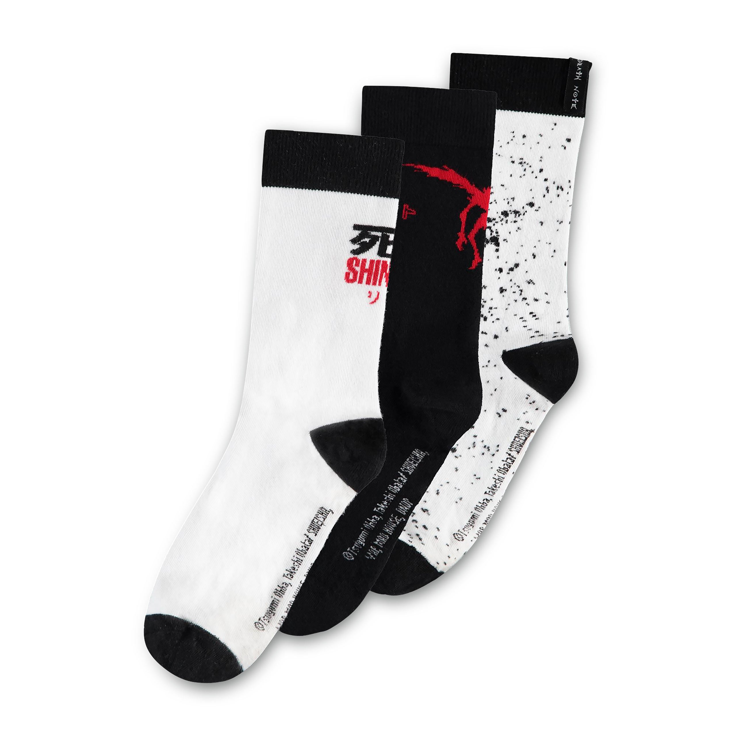 Productafbeelding Death Note - Ryuk Splash Sokken Set van 3