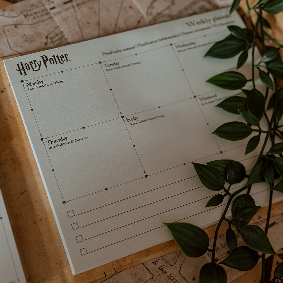 Productafbeelding Harry Potter - Marauder's Map Weekplanner Boek