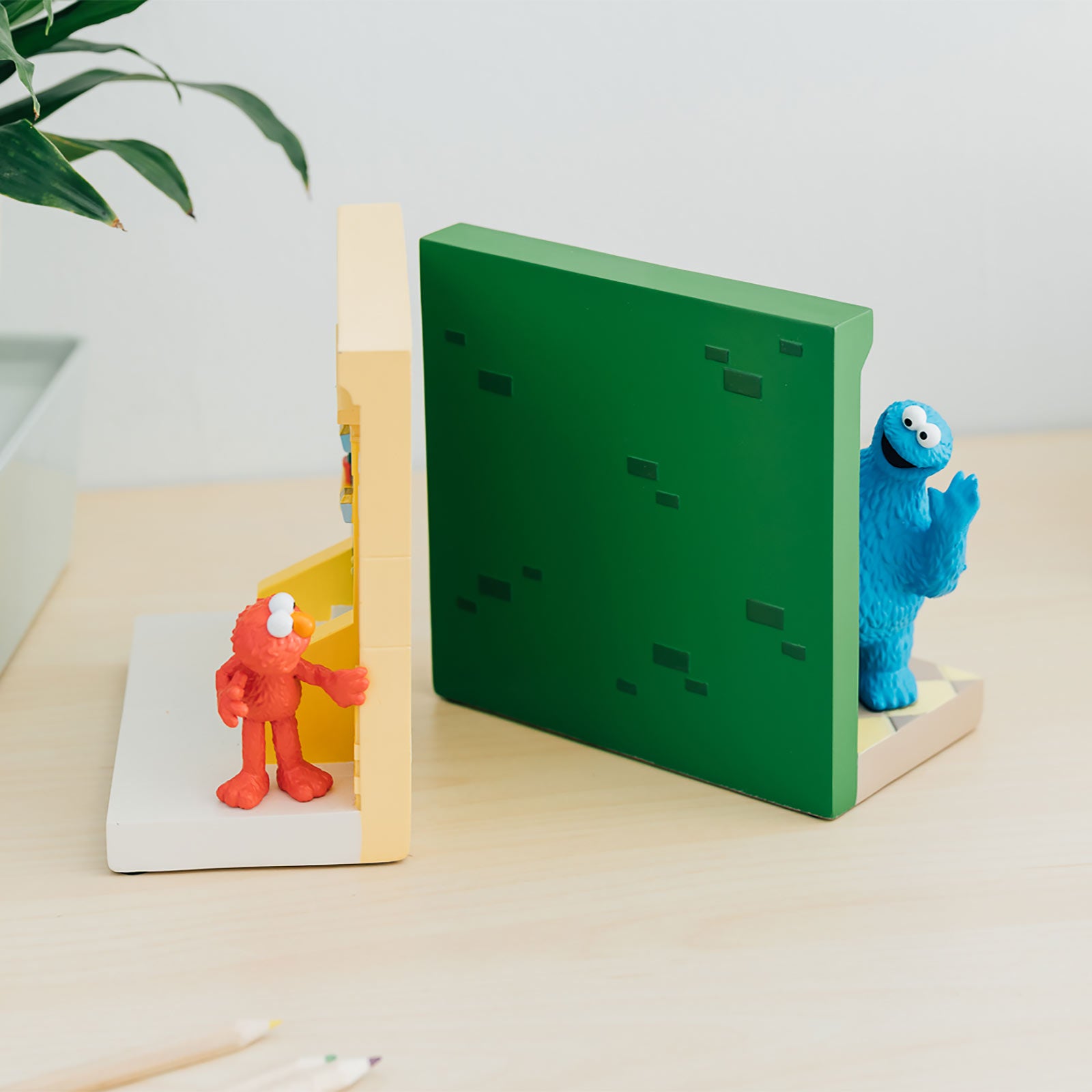 Productafbeelding Sesamstraat - Cookie en Elmo Boekensteunen