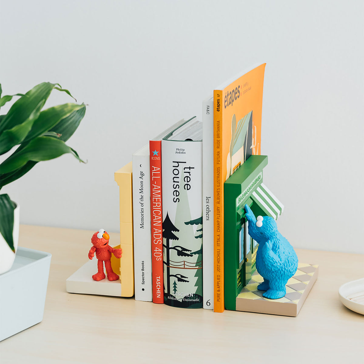 Productafbeelding Sesamstraat - Cookie en Elmo Boekensteunen