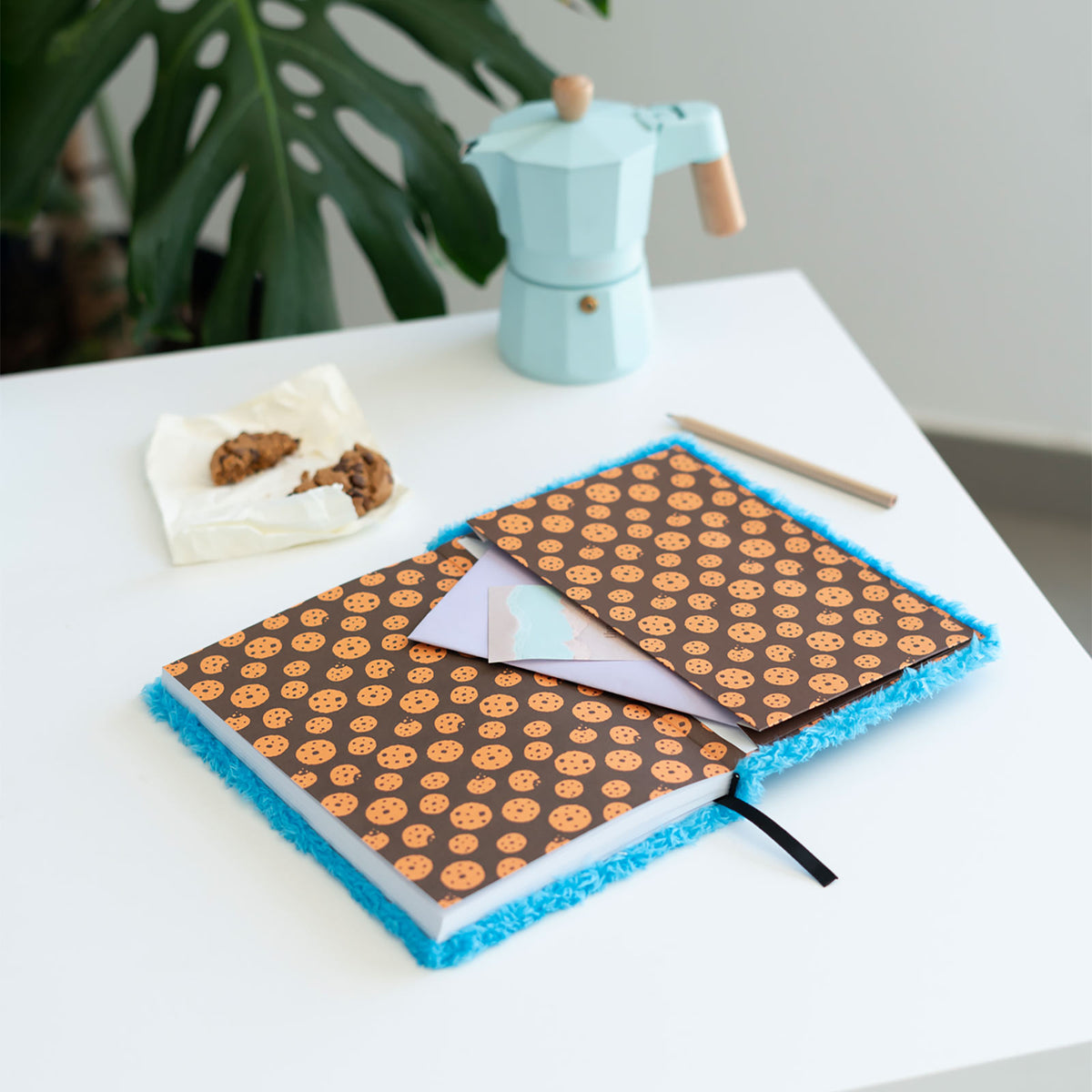 Productafbeelding Sesamstraat - Koekiemonster Pluche Notitieboek