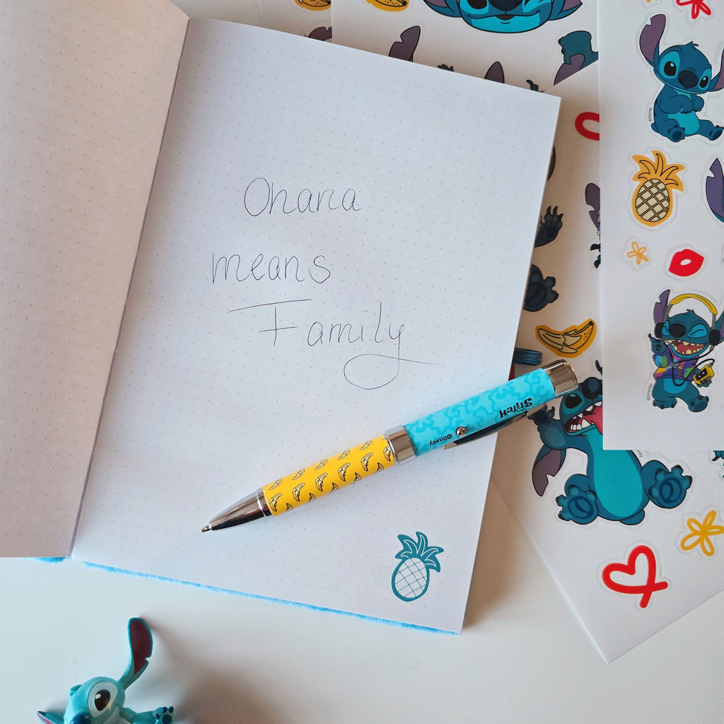Productafbeelding Stitch Pluche Notitieboek met Projector Pen - Lilo & Stitch