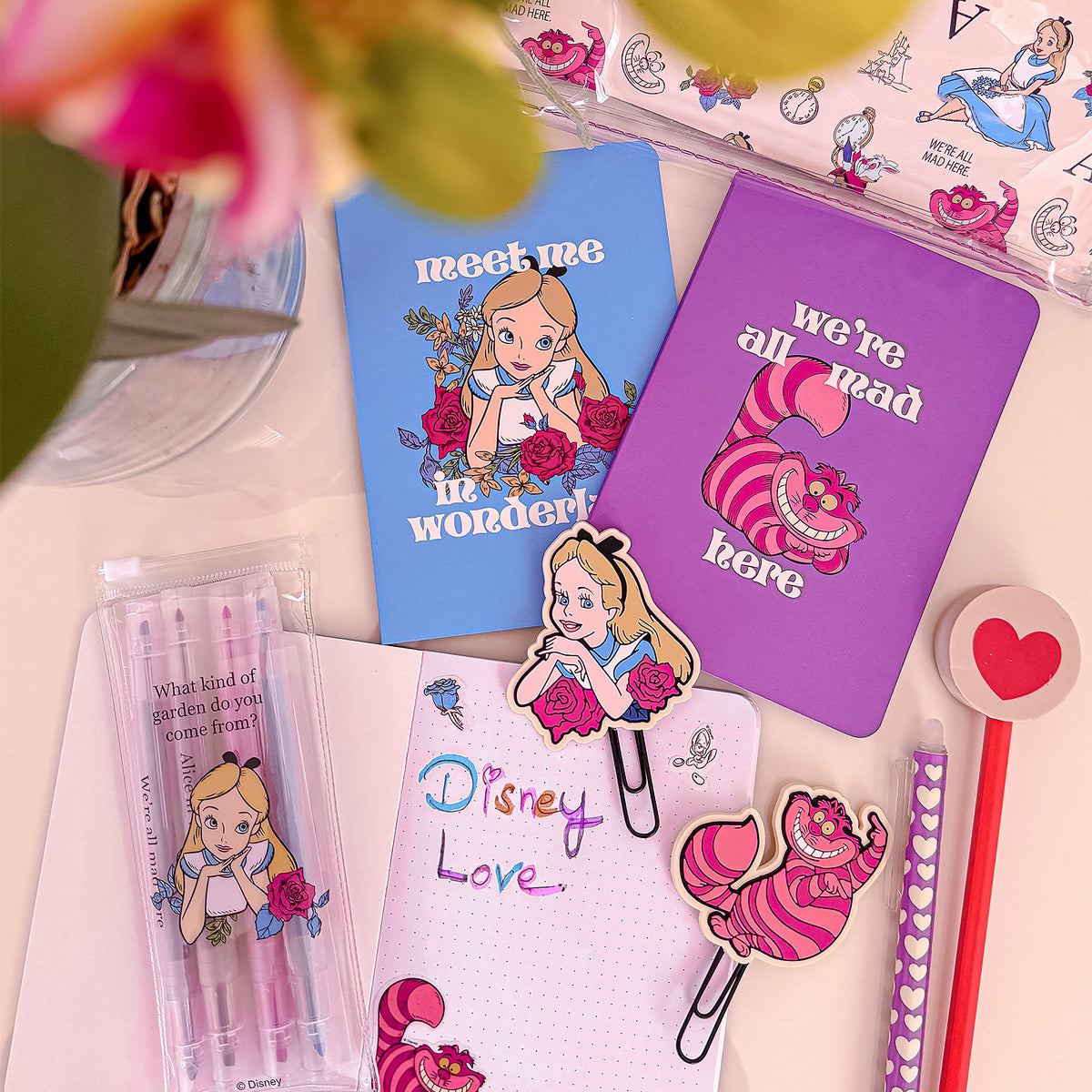 Productafbeelding Alice in Wonderland - Schrijfset