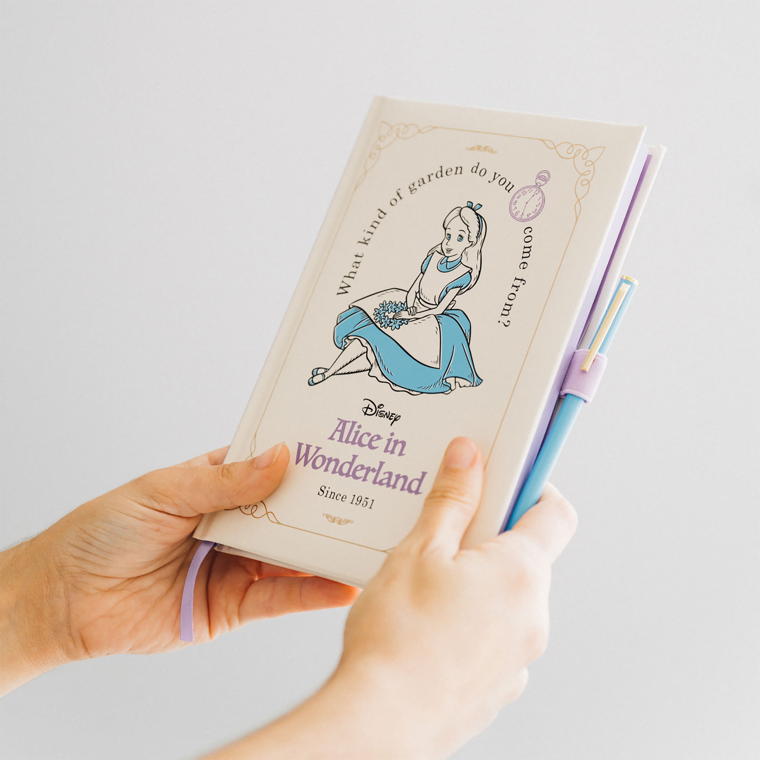 Productafbeelding Alice in Wonderland - Tuin Notitieboek met Balpen