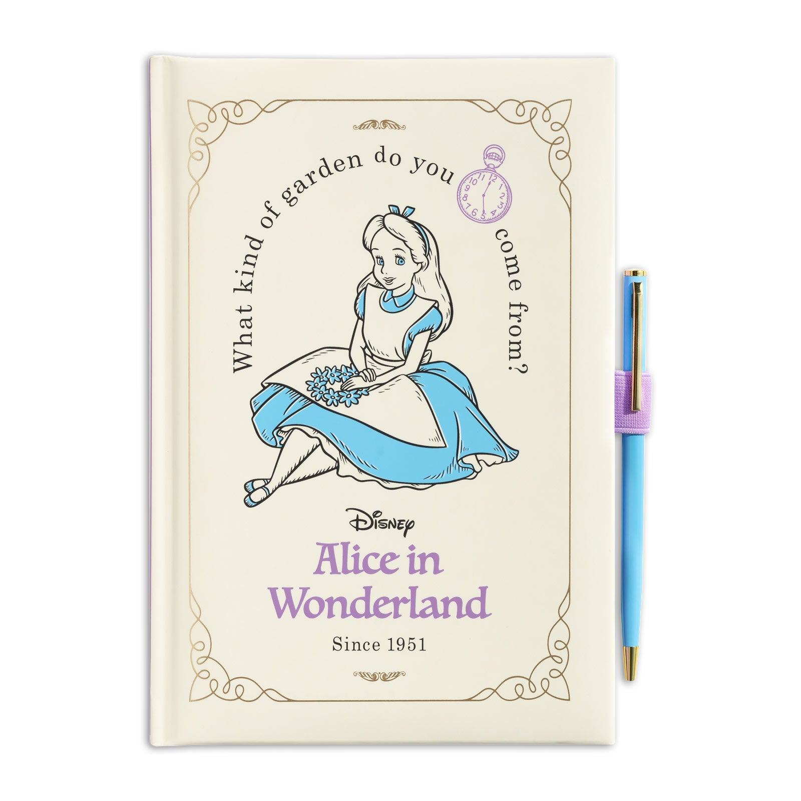 Productafbeelding Alice in Wonderland - Tuin Notitieboek met Balpen