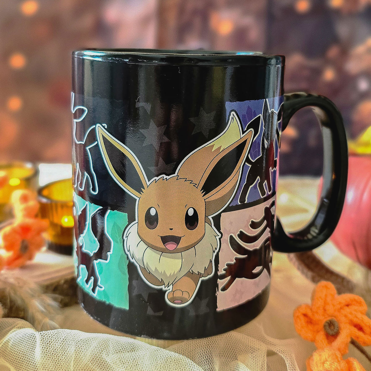 Productafbeelding Pokemon - Eevee Evoluties Thermisch Effect Mok