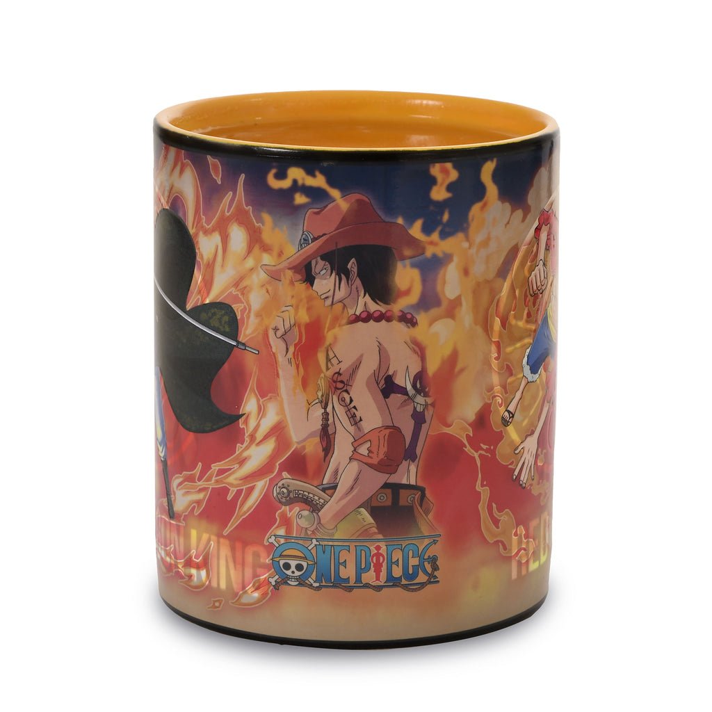 Productafbeelding One Piece - Luffy & Sabo Thermisch Effect Beker
