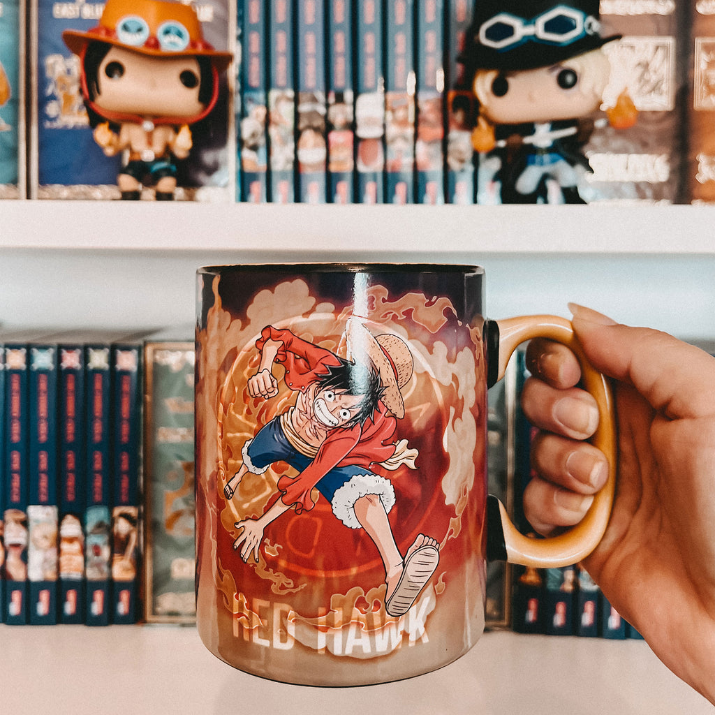 Productafbeelding One Piece - Luffy & Sabo Thermisch Effect Beker