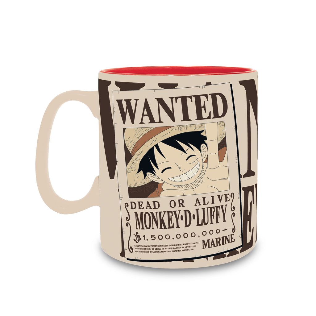 Productafbeelding One Piece - Wanted Monkey D. Luffy Mok