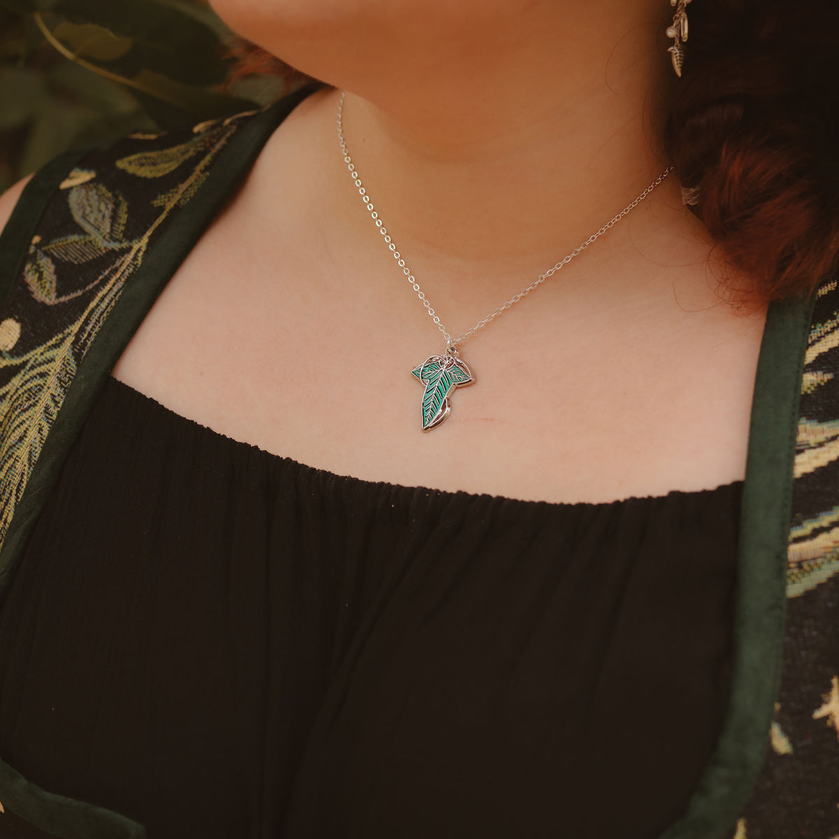 Productafbeelding Blad Broche Ketting - Lord of the Rings