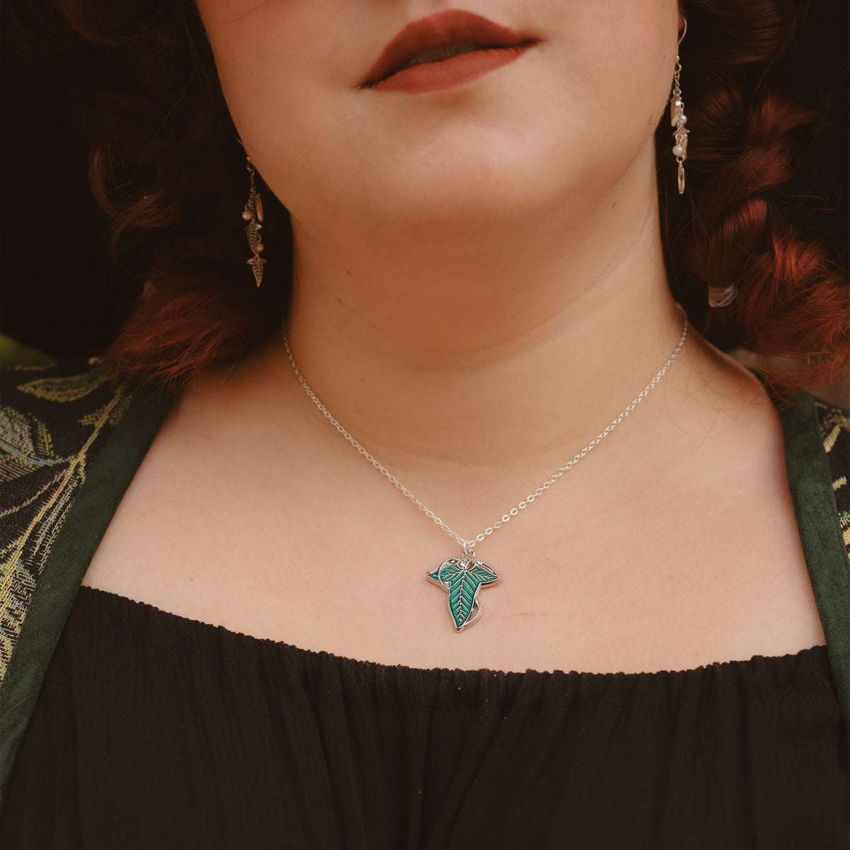 Productafbeelding Blad Broche Ketting - Lord of the Rings