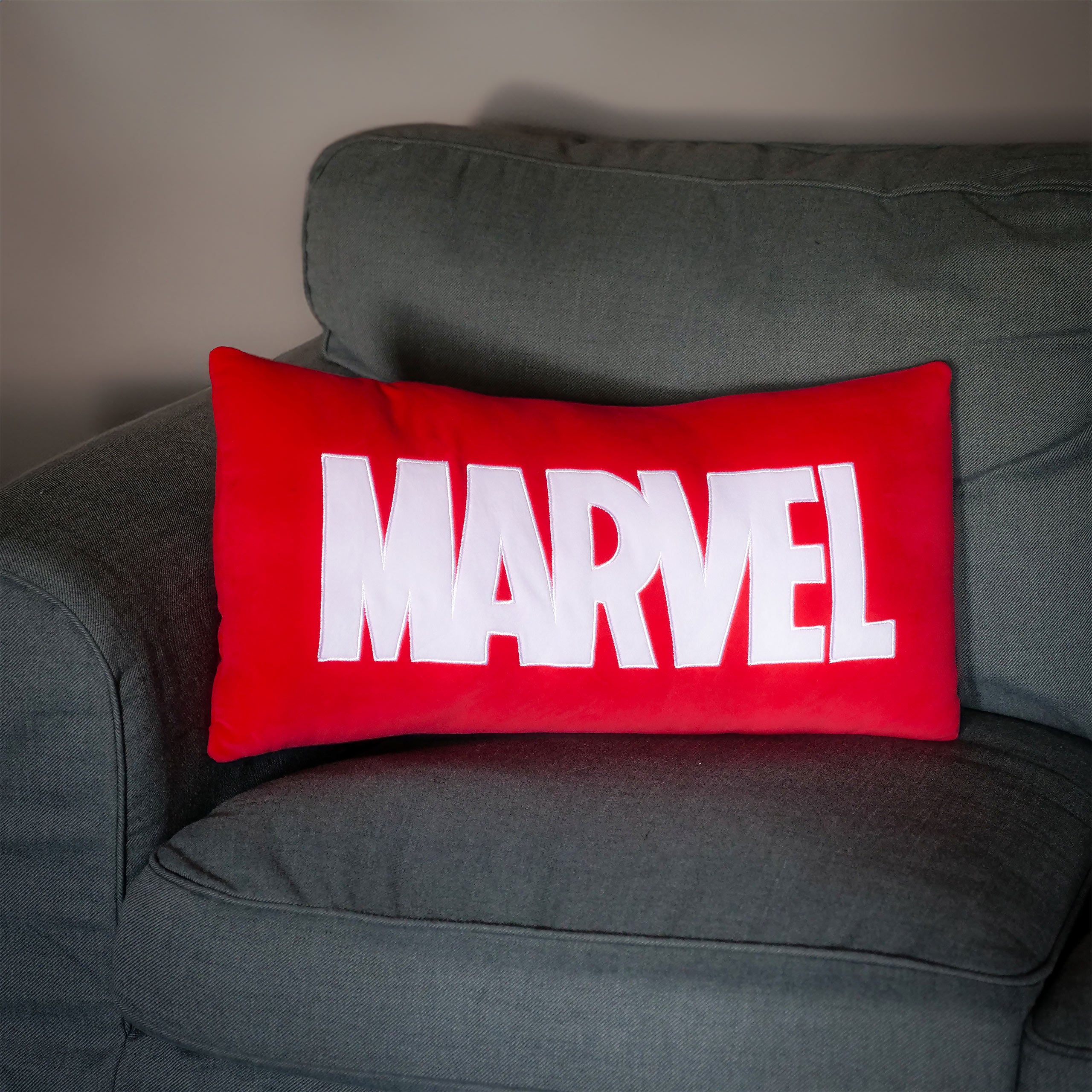 Productafbeelding Marvel - Logo Kussen rood