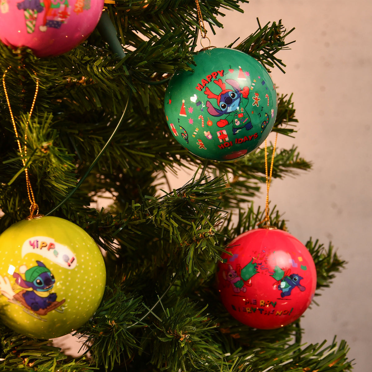 Productafbeelding Lilo & Stitch - Angel en Stitch Kerstboom Ornamenten 9st
