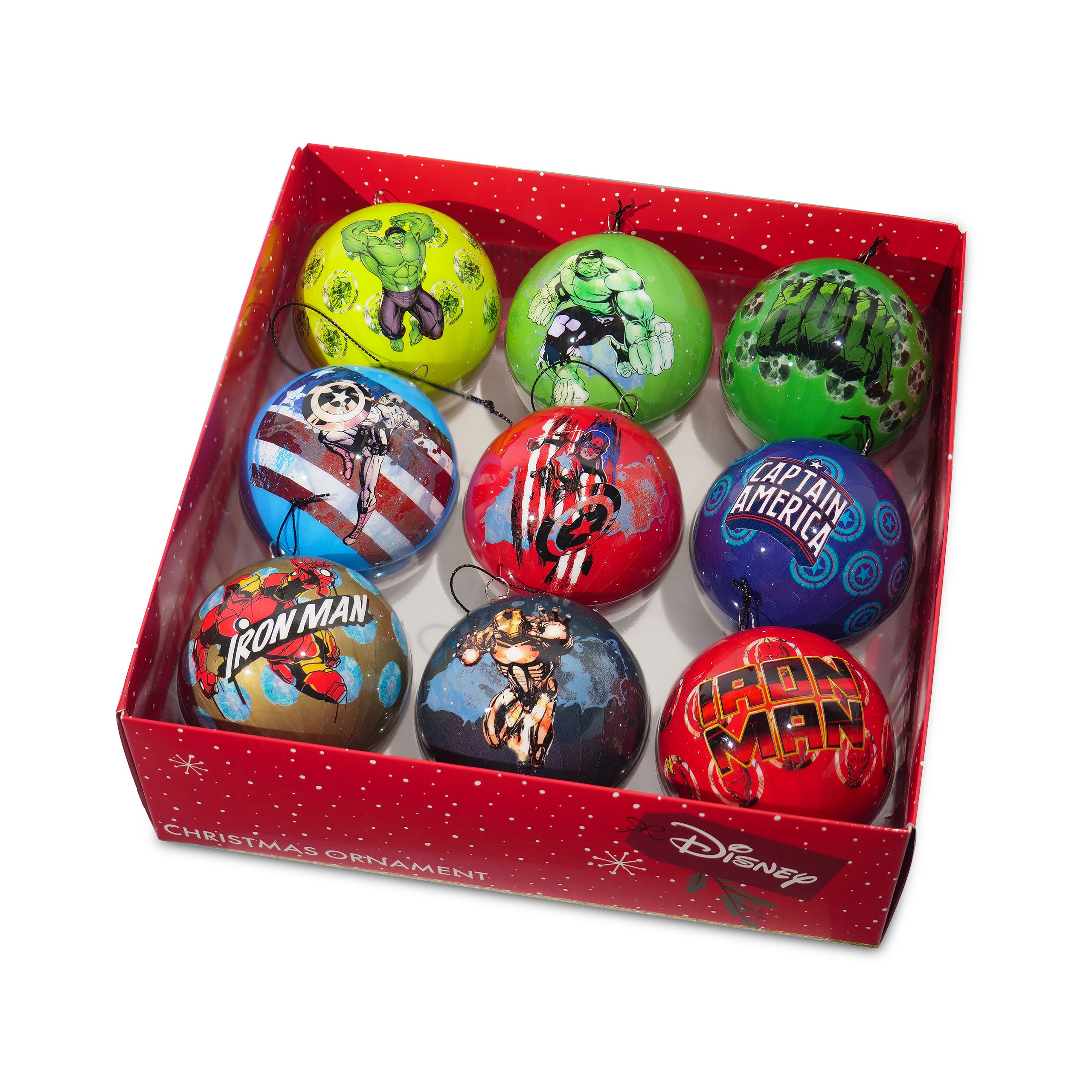 Productafbeelding Avengers - Heroes Kerstboom Ballen 9st