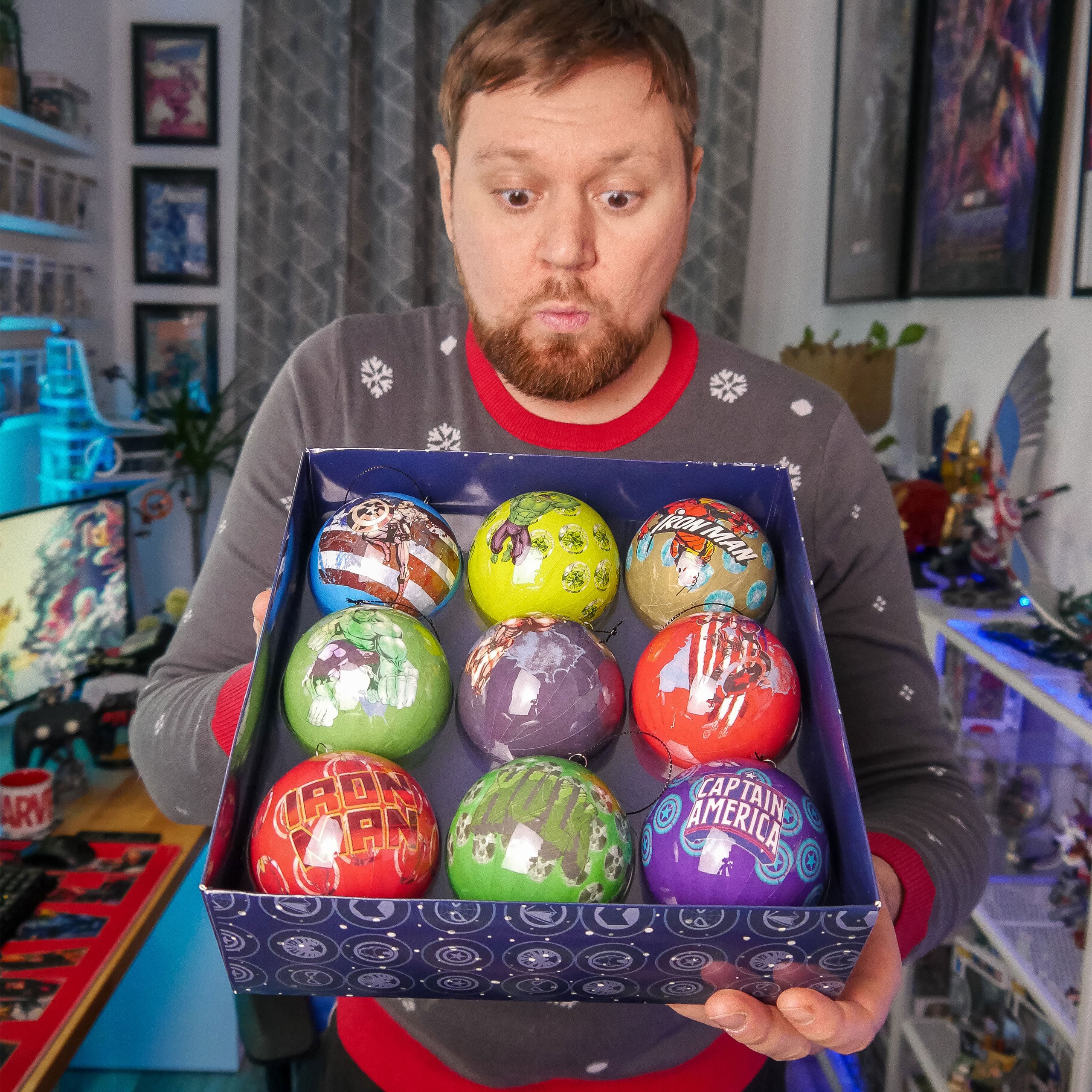 Productafbeelding Avengers - Heroes Kerstboom Ballen 9st