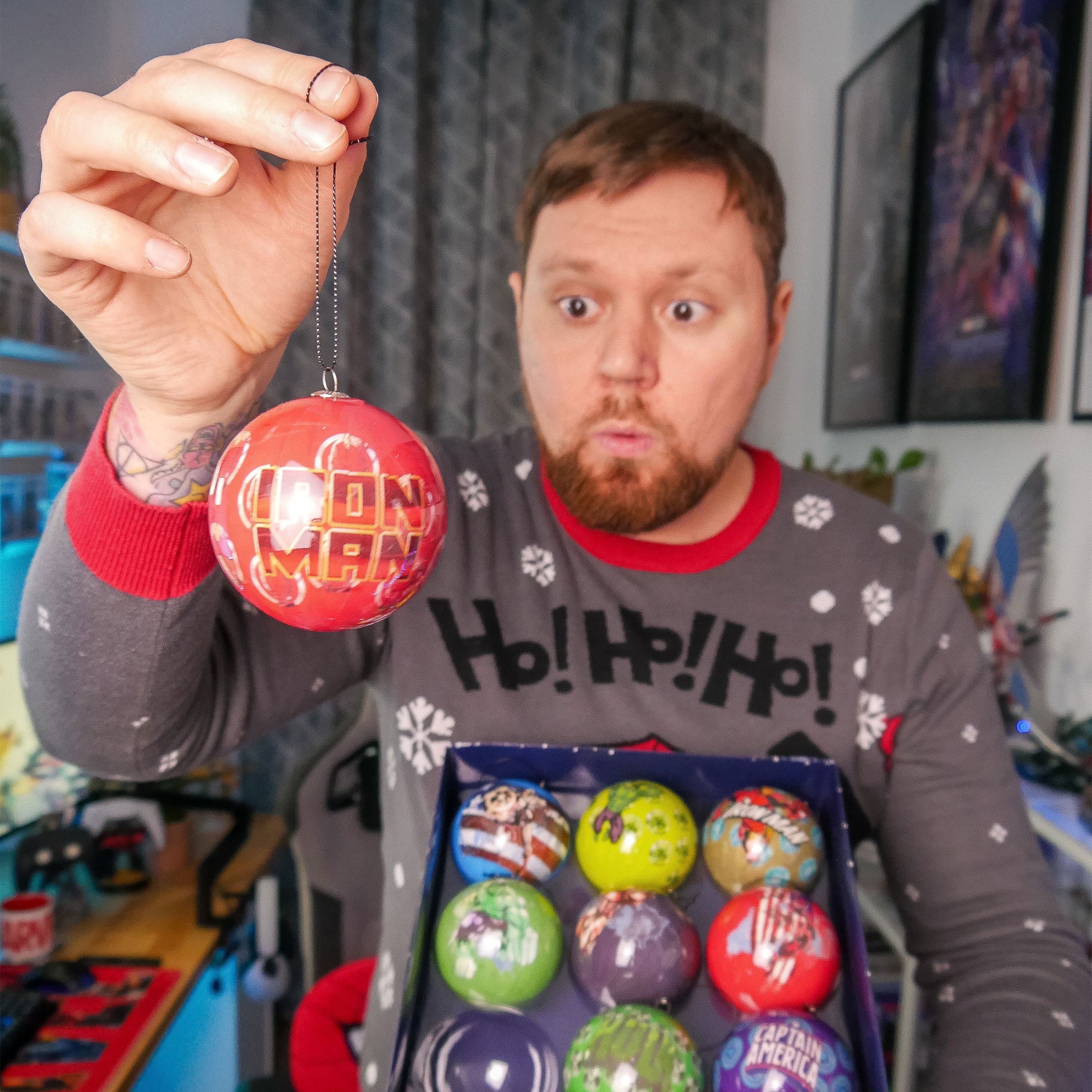 Productafbeelding Avengers - Heroes Kerstboom Ballen 9st