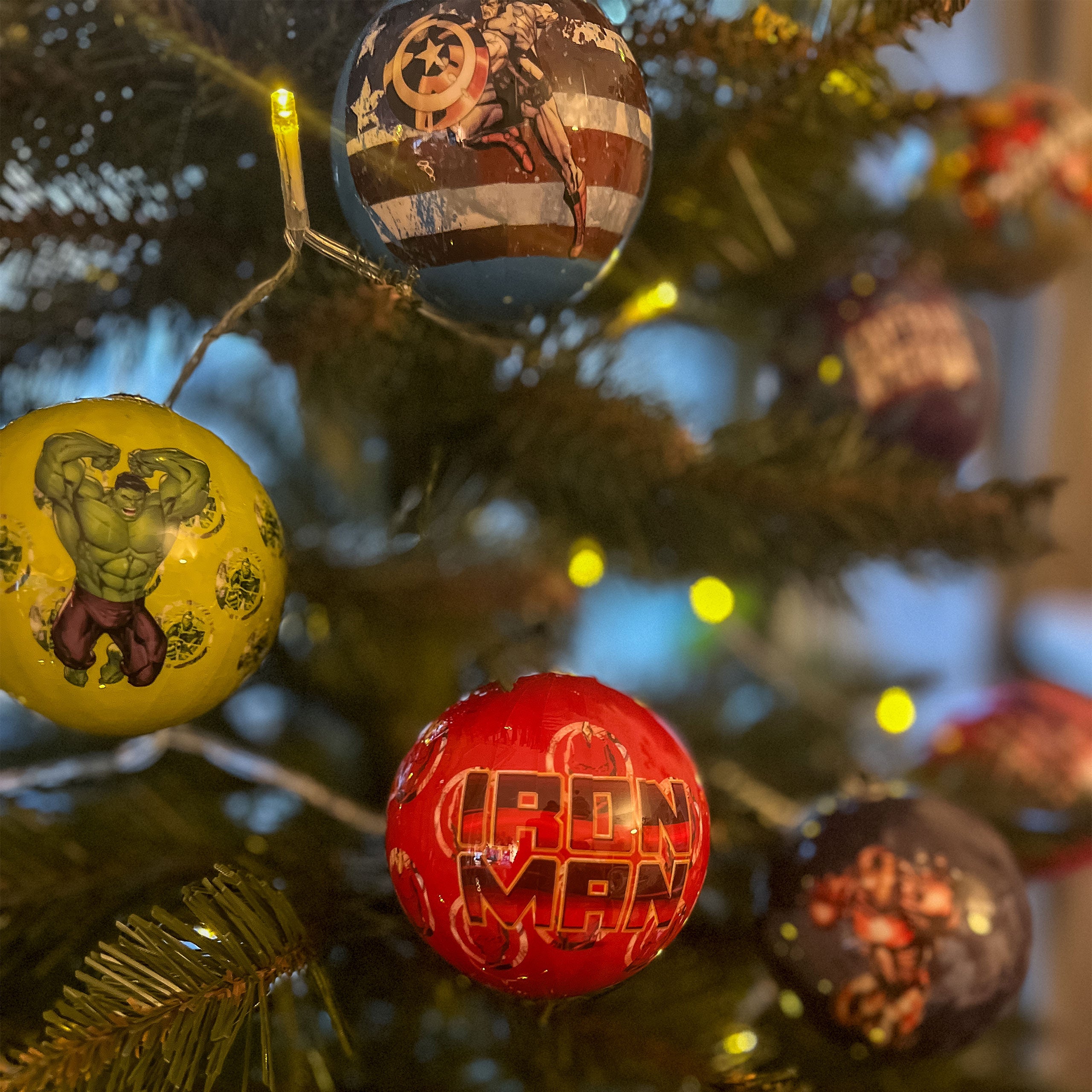 Productafbeelding Avengers - Heroes Kerstboom Ballen 9st