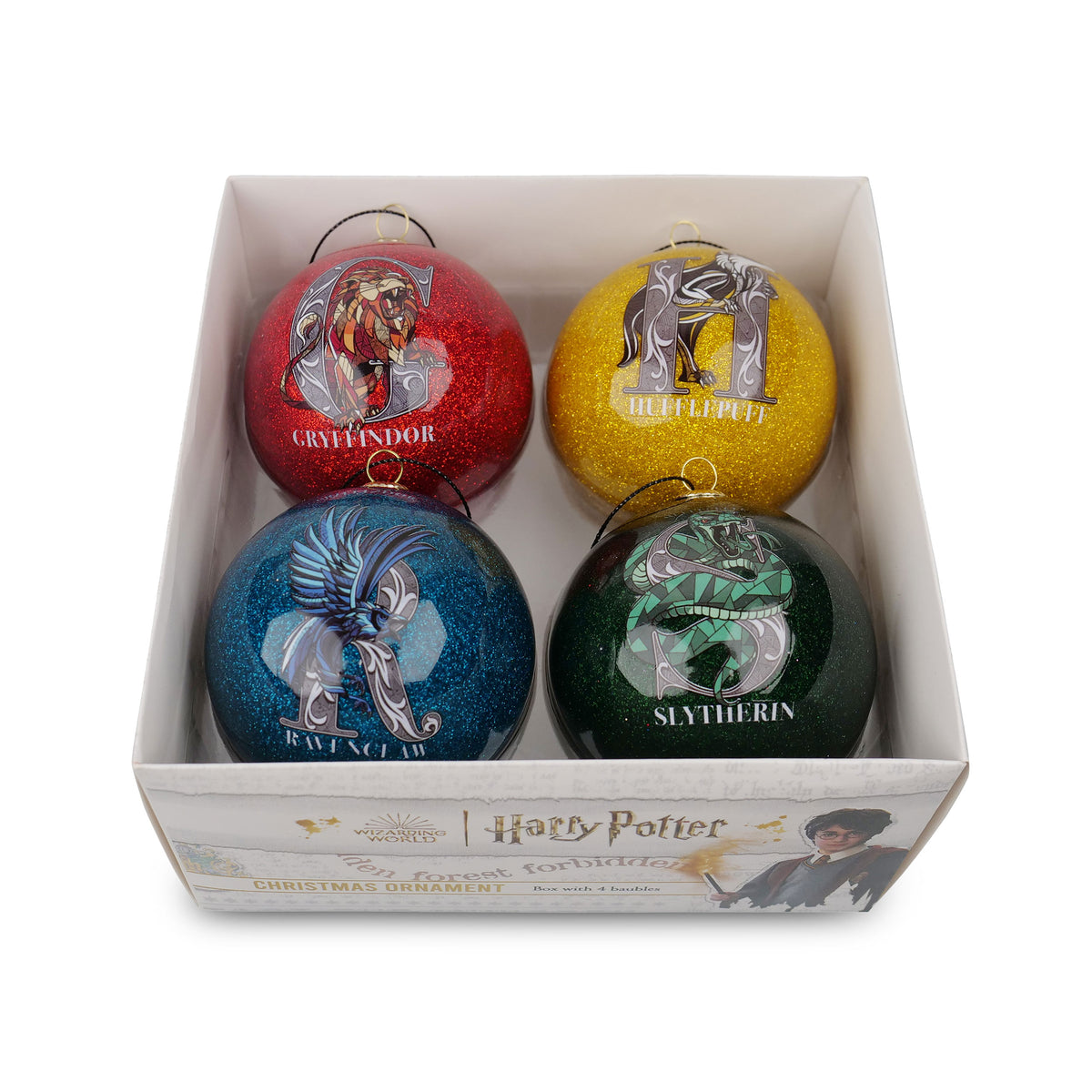 Productafbeelding Harry Potter - Huiswapens Kerstboomversiering 4-delige set