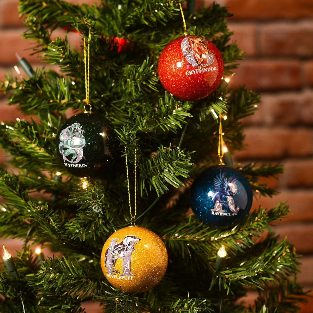 Productafbeelding Harry Potter - Huiswapens Kerstboomversiering 4-delige set