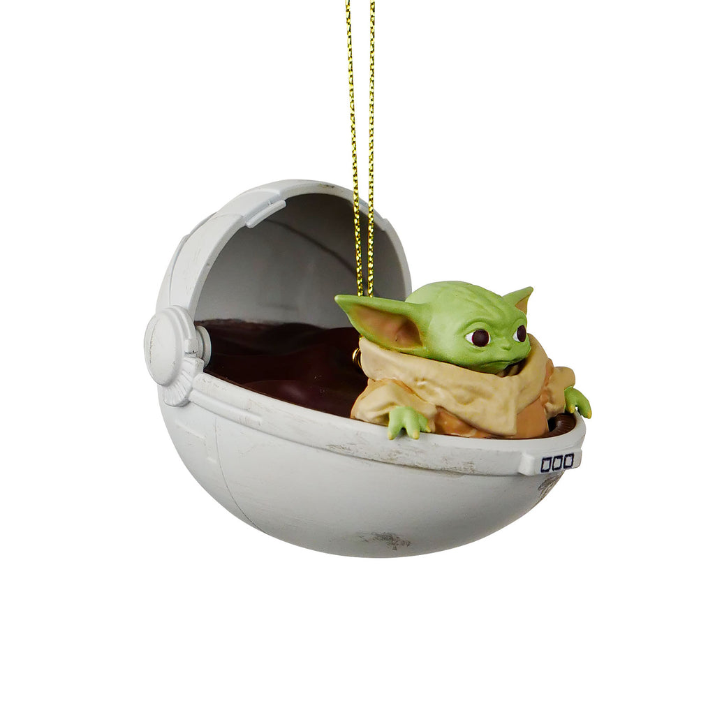 Productafbeelding Grogu in Kinderwagen Kerstboomversiering - Star Wars The Mandalorian