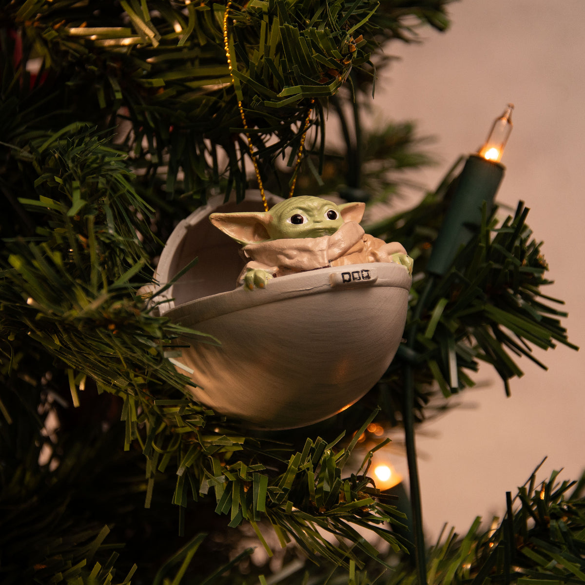 Productafbeelding Grogu in Kinderwagen Kerstboomversiering - Star Wars The Mandalorian