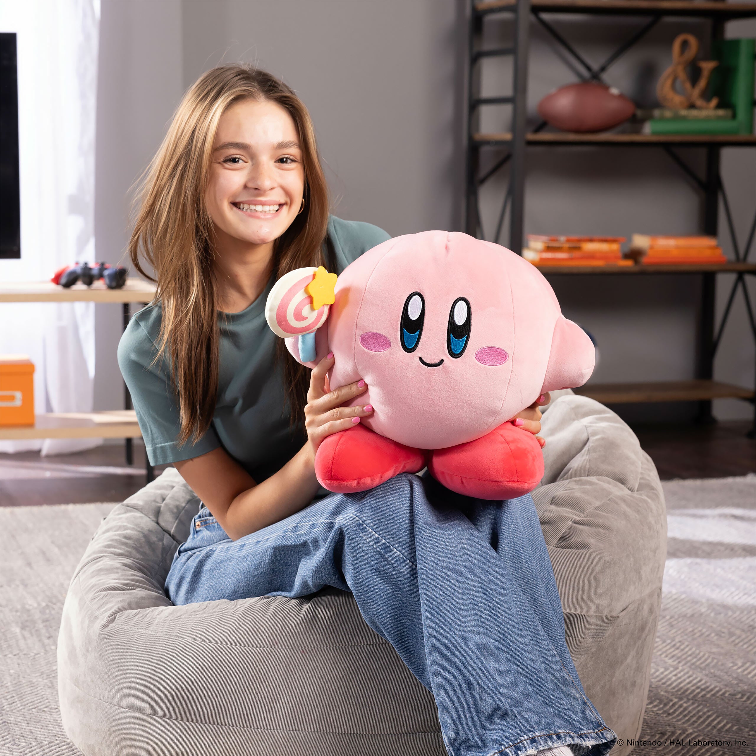 Productafbeelding Kirby met Toverstaf - Mocchi-Mocchi Pluche Figuur