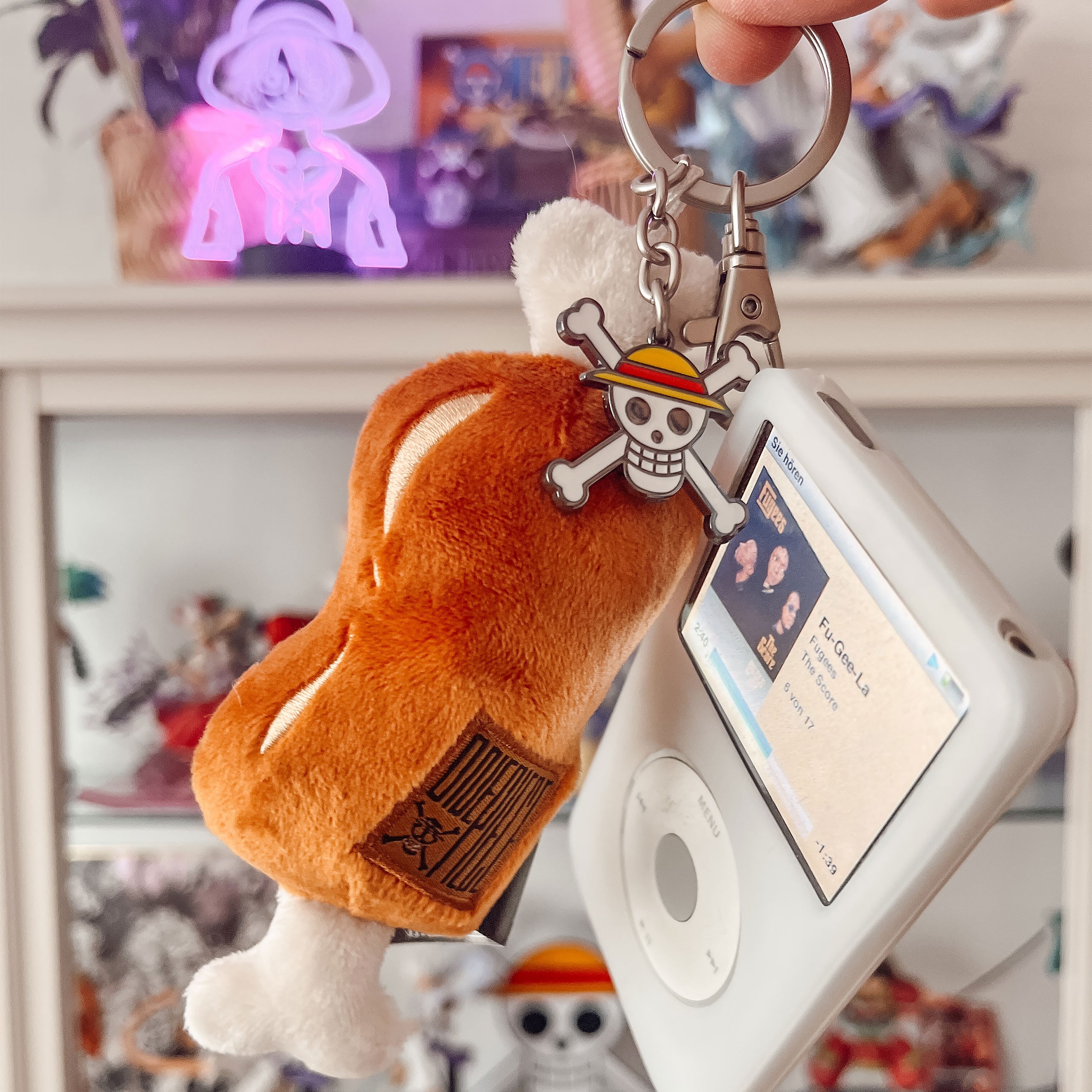 Productafbeelding One Piece - Vlees aan een bot Pluche Sleutelhanger