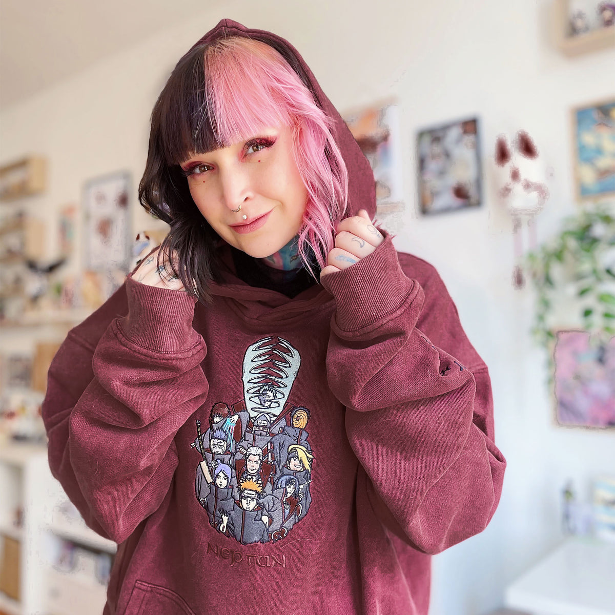 Productafbeelding Naruto - Groep Hoodie rood