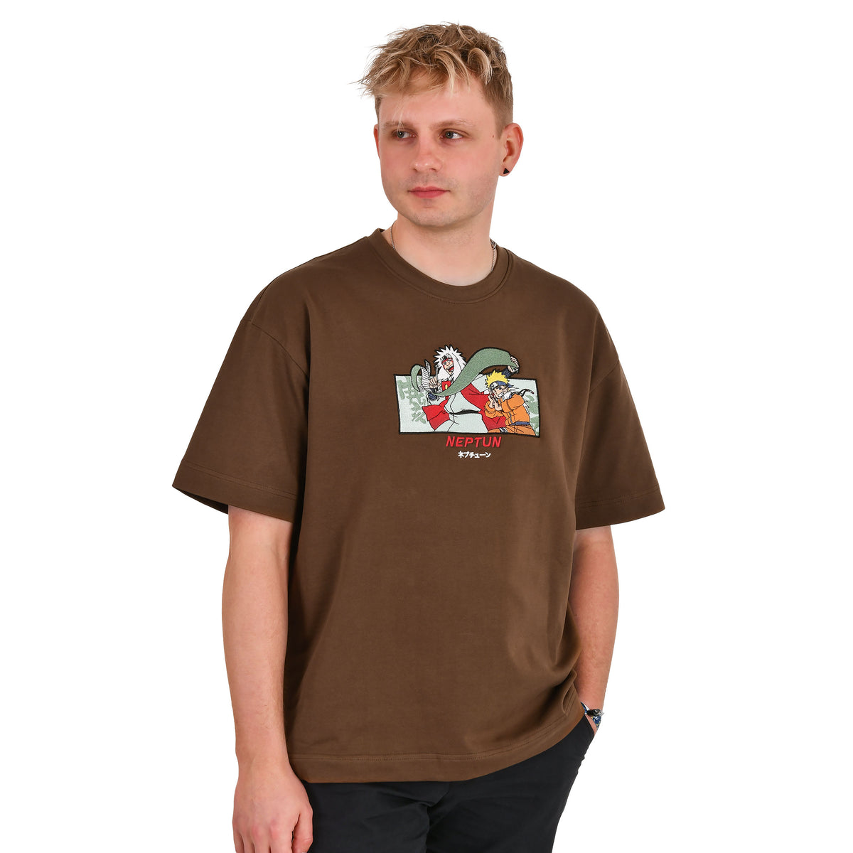 Productafbeelding Naruto - Jiraiya & Naruto Oversize Premium T-Shirt