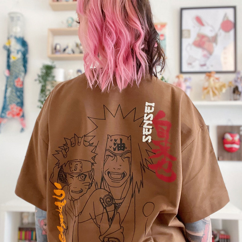 Productafbeelding Naruto - Jiraiya & Naruto Oversize Premium T-Shirt