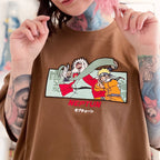 Productafbeelding Naruto - Jiraiya & Naruto Oversize Premium T-Shirt