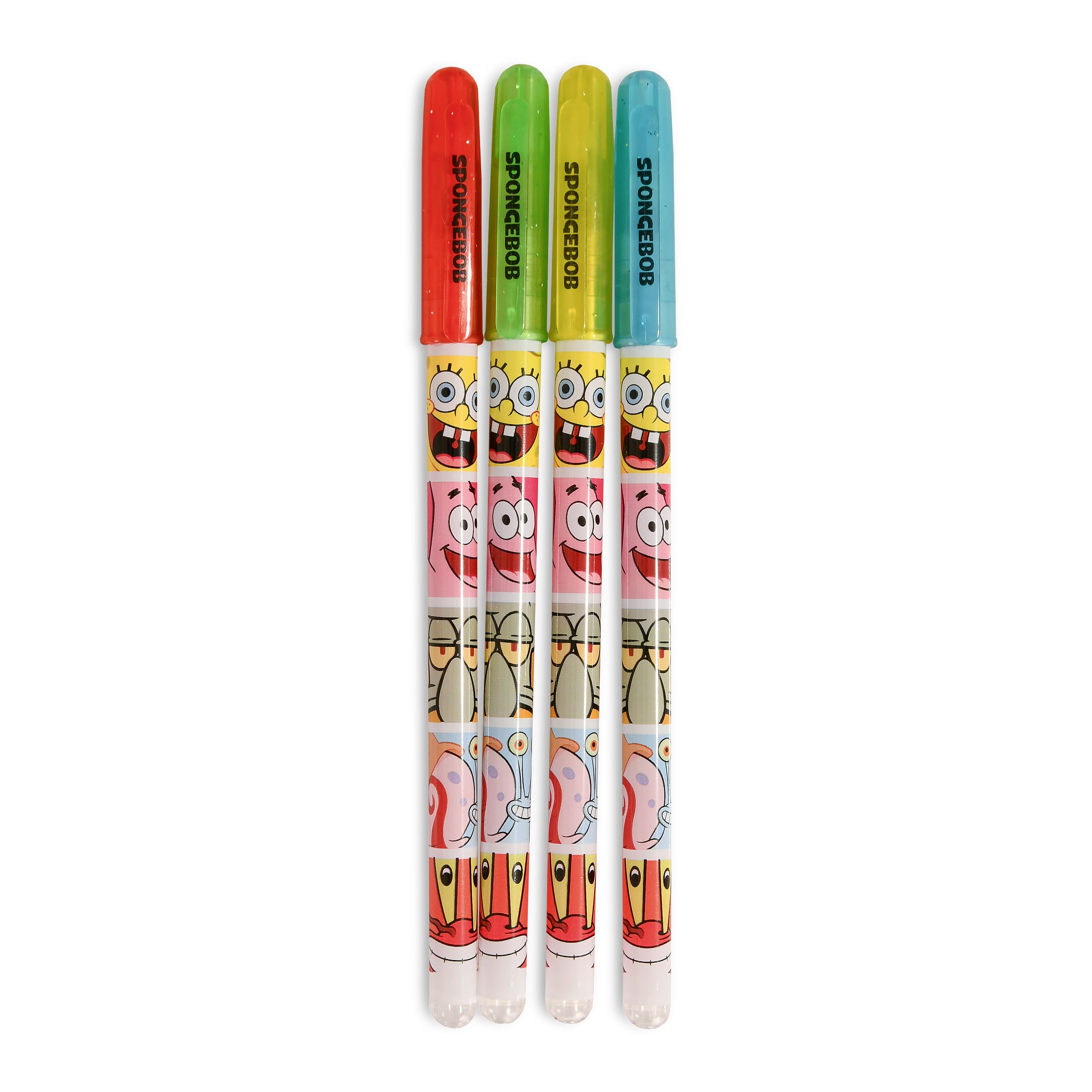 Productafbeelding SpongeBob - Vrienden Gelpennen 4-delige Set