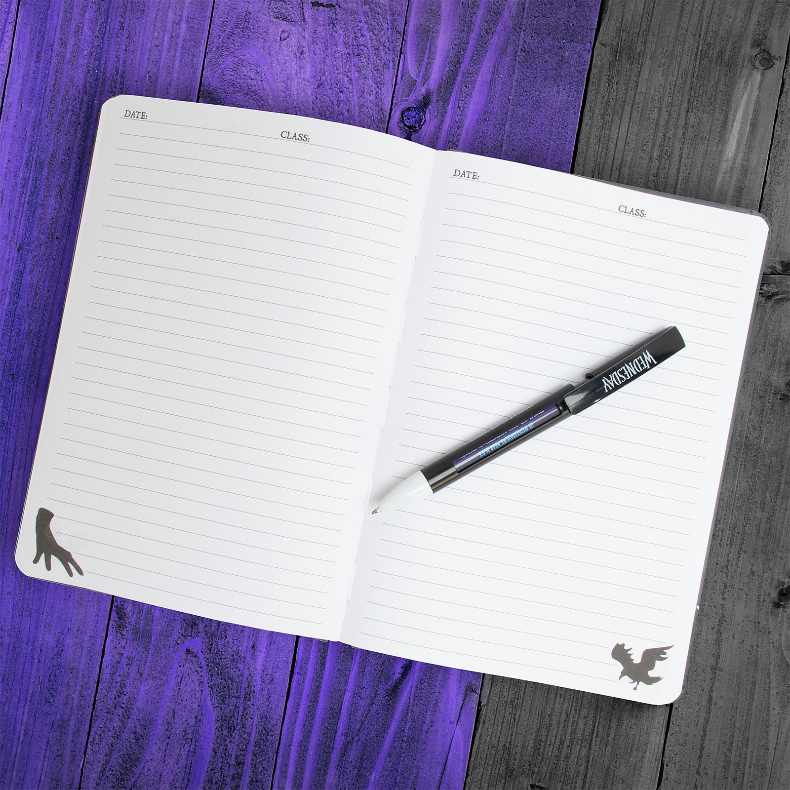 Productafbeelding Wednesday - Stay Kooky Notitieboek met Balpen
