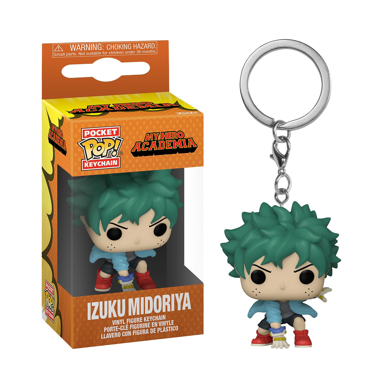 Productafbeelding My Hero Academia - Deku met handschoenen Funko Pop Sleutelhanger