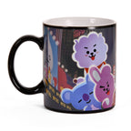 Productafbeelding BT21 Times Square Thermisch Effect Mok - Line Friends