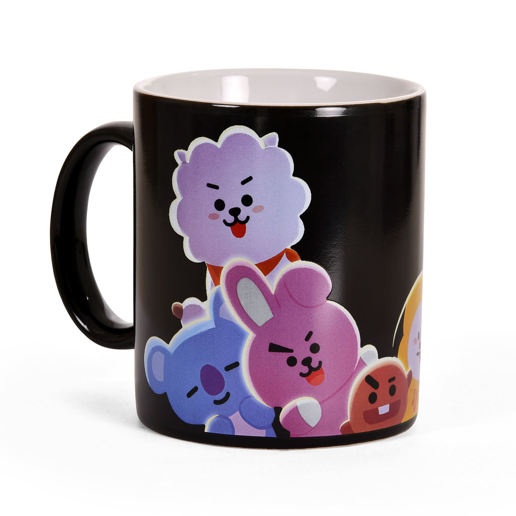 Productafbeelding BT21 Times Square Thermisch Effect Mok - Line Friends