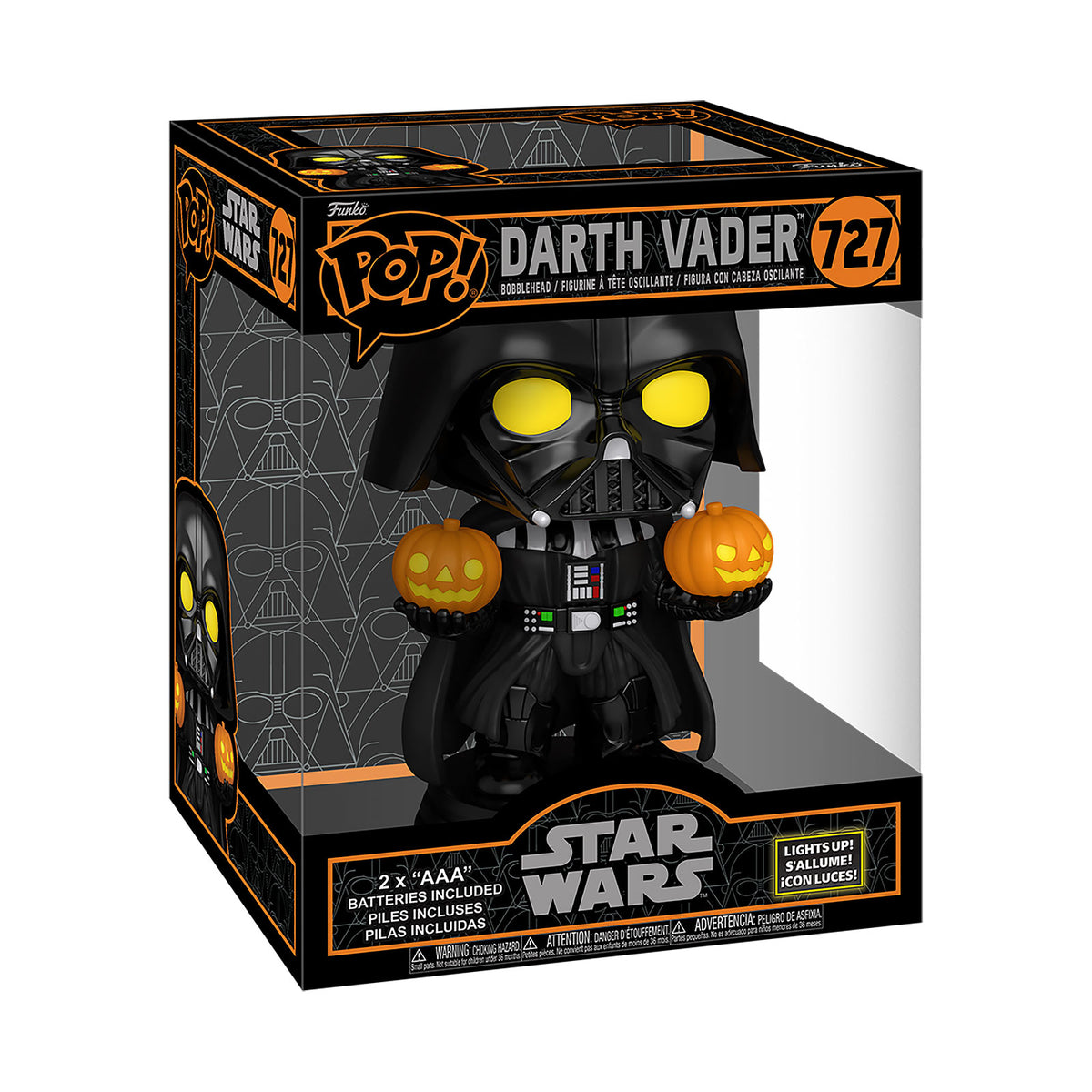 Productafbeelding Star Wars - Darth Vader Funko Pop Bobblehead Figuur met Licht